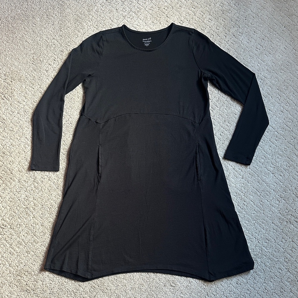 J.Jill Pure Jill Dipped-Hem Swing Dress Size XS